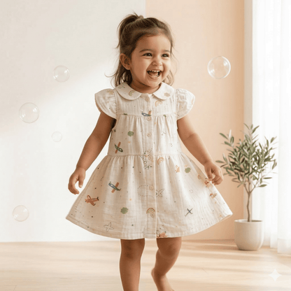 Cotton Collar Neck Frock Collection