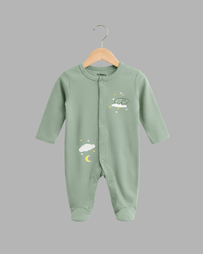 Unisex Green Sleepsuit