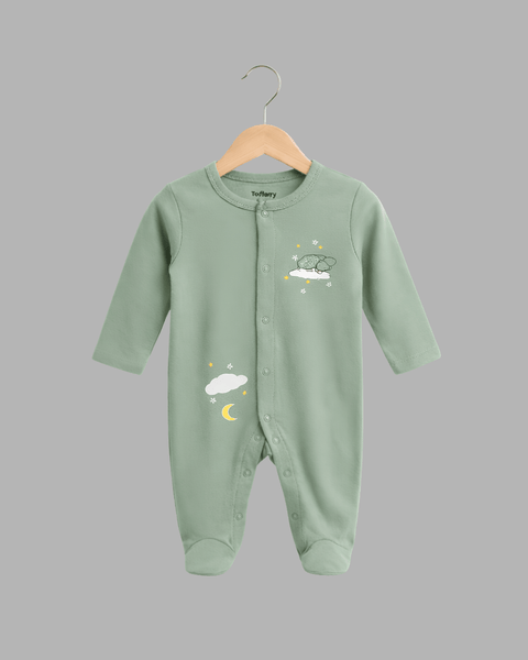 Unisex Green Sleepsuit