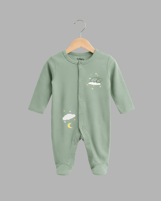 Unisex Green Sleepsuit