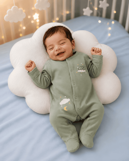 Unisex Green Sleepsuit