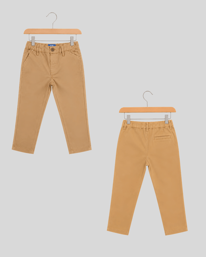 Boys Corduroy Shirt & Cotton Chinos Set-2-Piece Smart Casual & Festive Outfit