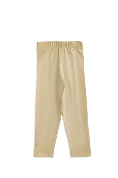 Girls Leggings Off-white 100% Cotton