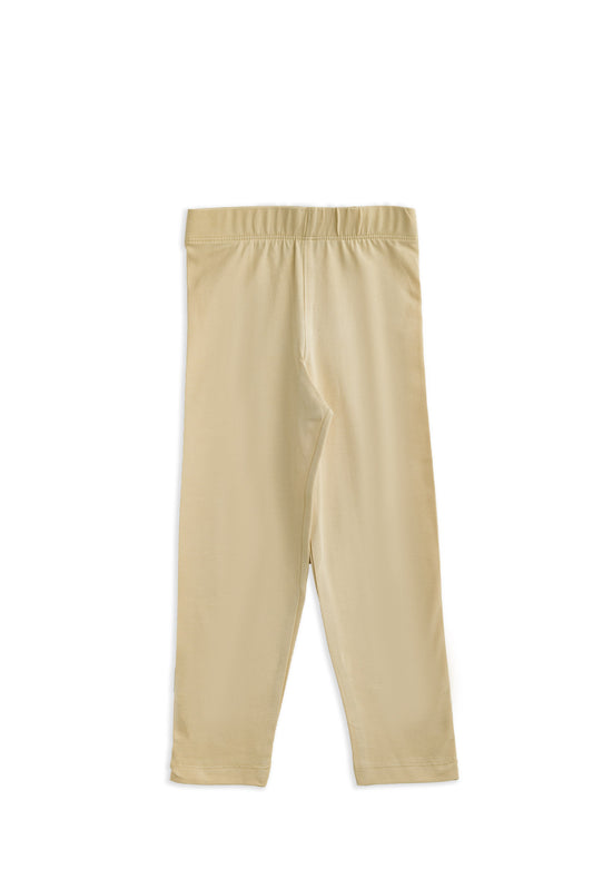 Girls Leggings | Off White | 100% Cotton
