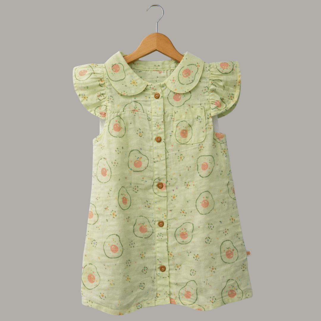 Cotton Avo Joy Collar Neck Frock