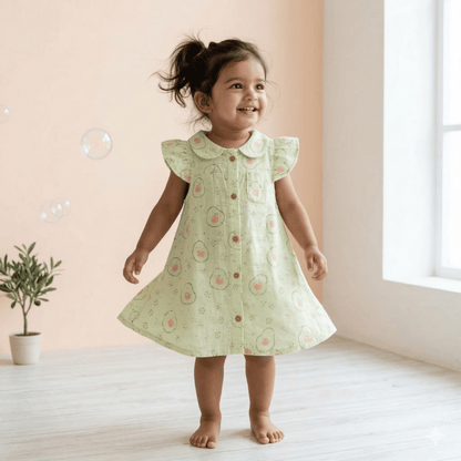 Cotton Avo Joy Collar Neck Frock