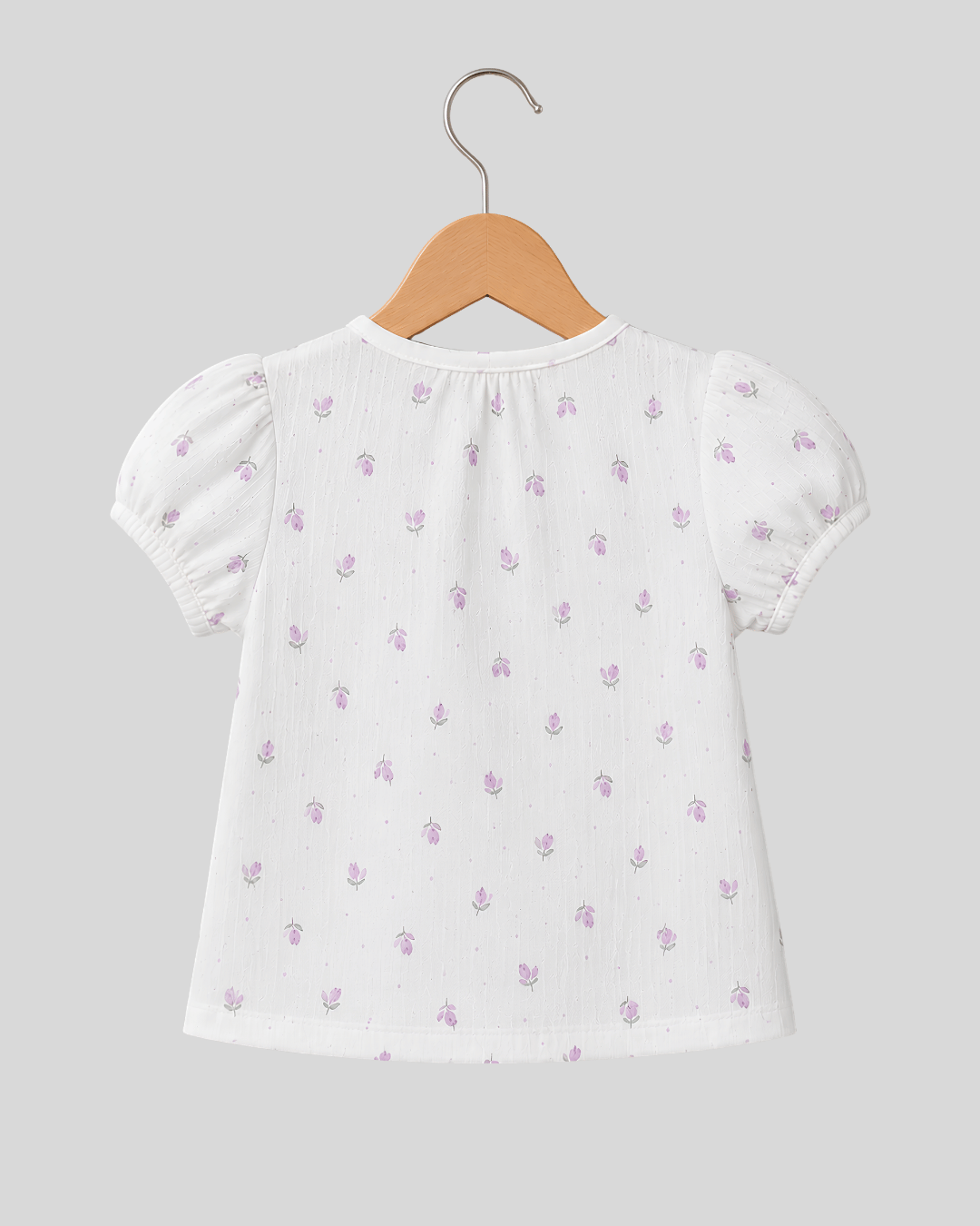 Todlerry Baby Girl 100% Cotton Floral Night Suit Top