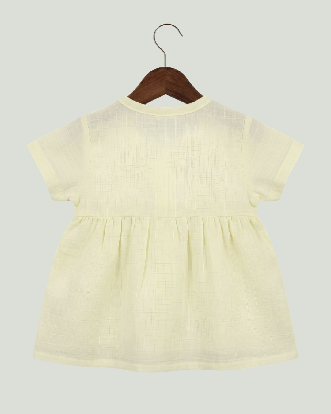 Premium Muslin Half Sleeve Frock – 100% Organic Cotton Baby Dress
