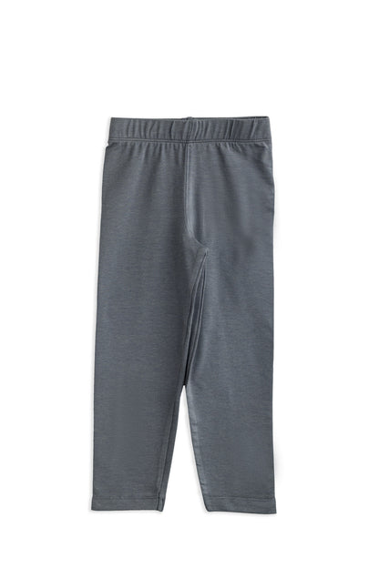 Girls Leggings Grey 100% Cotton