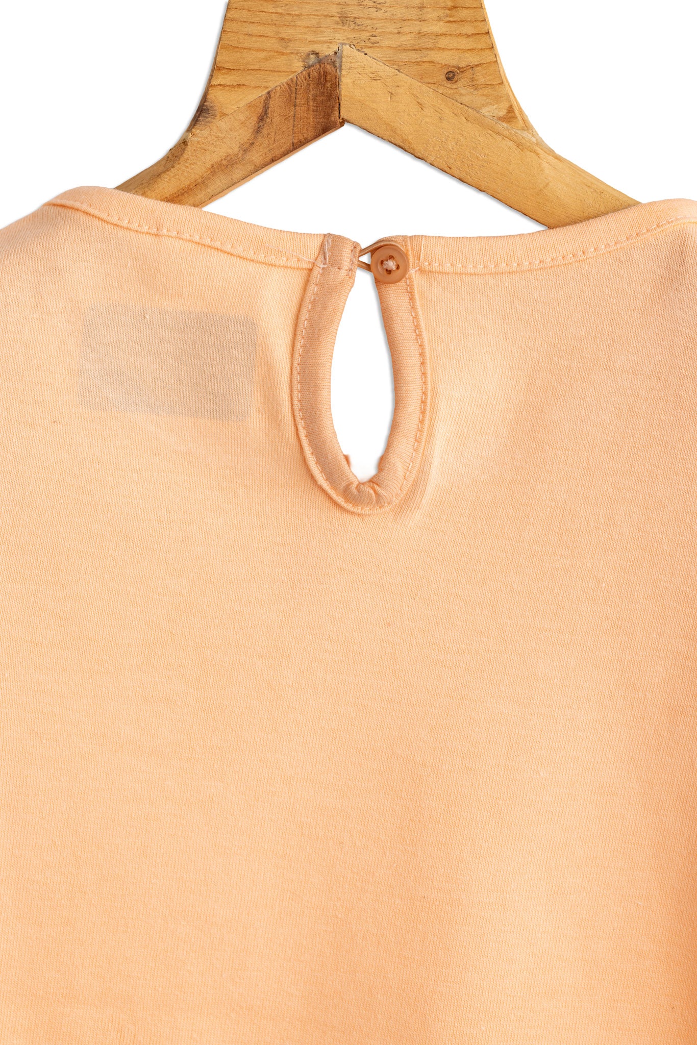 Girls Cotton T-Shirt Peach RoadTrip Print Soft & Breathable 100% Cotton