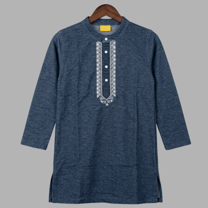 Festive Denim Boys Kurta
