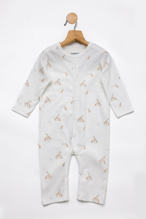 Off White Rompers for Kids 100% Cotton