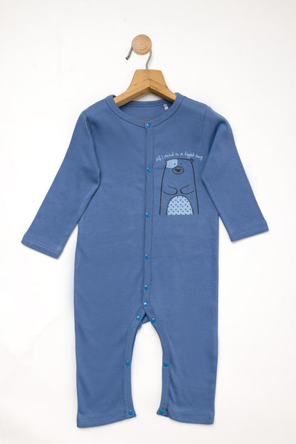 Blue Rompers for Kids | 100% Cotton