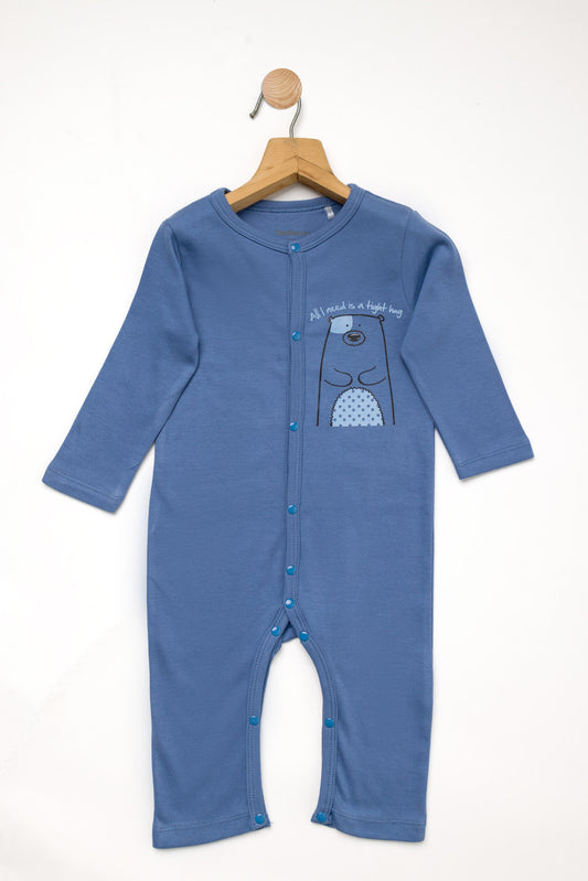 Blue Rompers for Kids | 100% Cotton