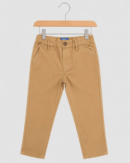 Boys Pure Cotton Chinos (Navy & Khaki) | Stretch Pants