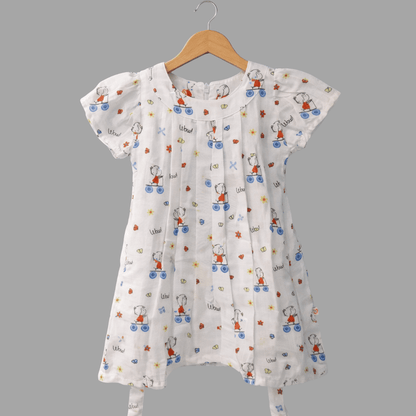 Soft Cotton Printed Frock for Baby Girls - Comfortable Summer Dress