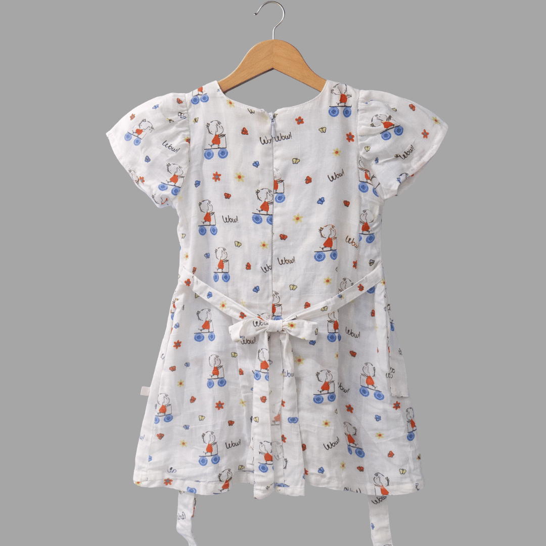 Soft Cotton Printed Frock for Baby Girls - Comfortable Summer Dress