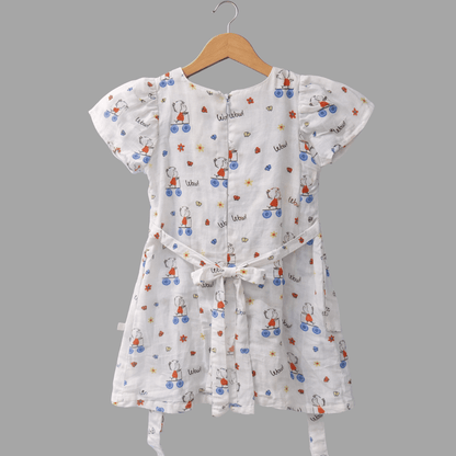 Soft Cotton Printed Frock for Baby Girls - Comfortable Summer Dress