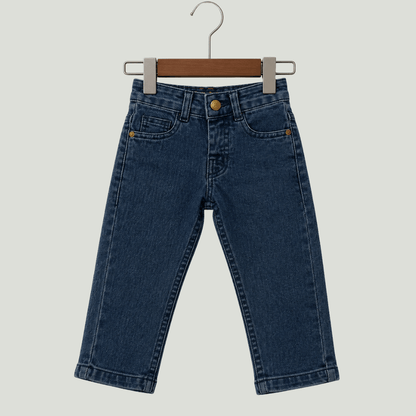 Classic Comfort Fit Kids Denim Jeans | Durable Everyday Play Joggers