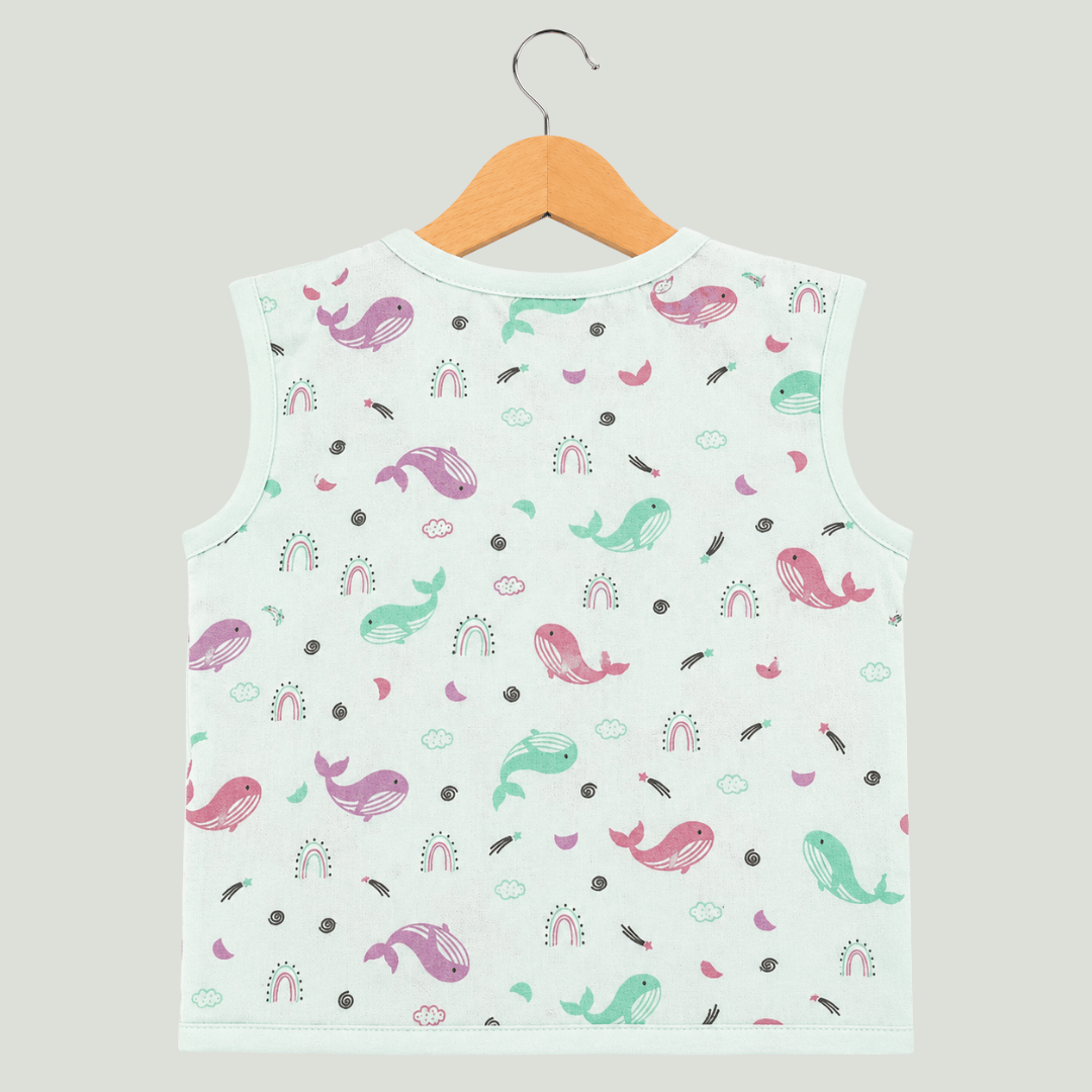 Unisex Soft Cotton Sleeveless Jhabla