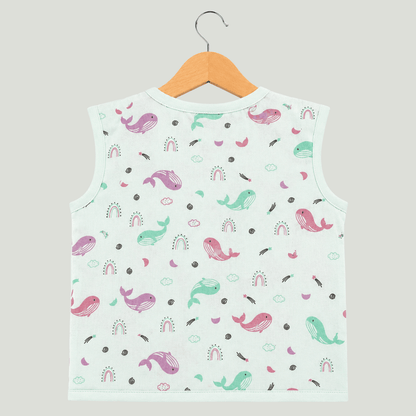 Unisex Soft Cotton Sleeveless Jhabla