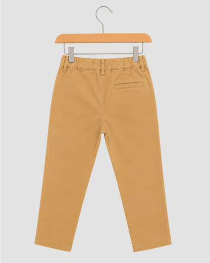 Boys Pure Cotton Chinos (Navy & Khaki) | Stretch Pants