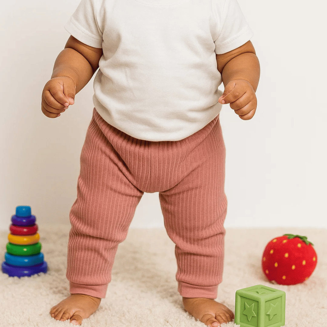Todlerry Baby Joggers | Pack of 2 |Soft & Breathable | 100% Cotton
