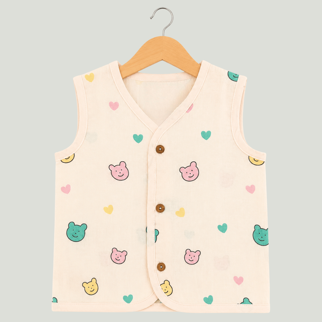Unisex Soft Cotton Sleeveless Jhabla