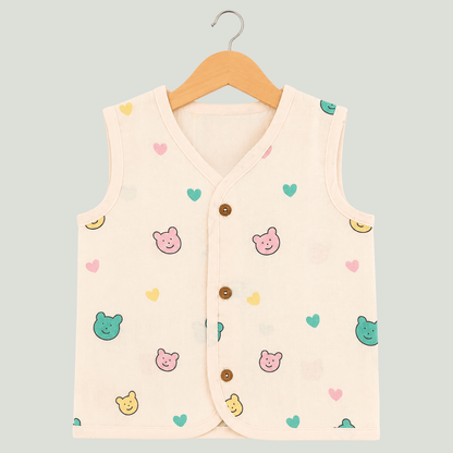 Unisex Soft Cotton Sleeveless Jhabla