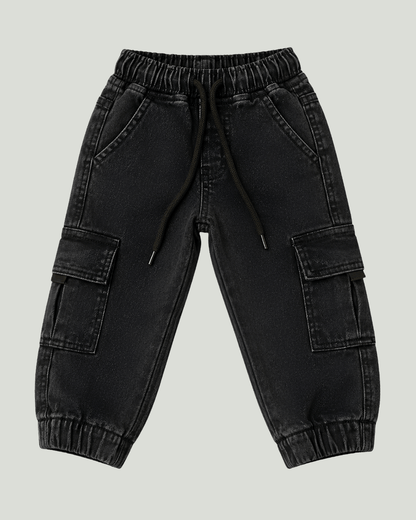 Durable Everyday Black Play Joggers