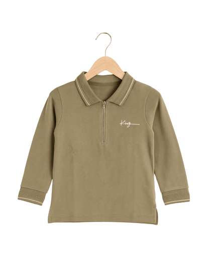 Boys Set of 3 Cotton Polo T-Shirt Soft & Breathable 100% Cotton