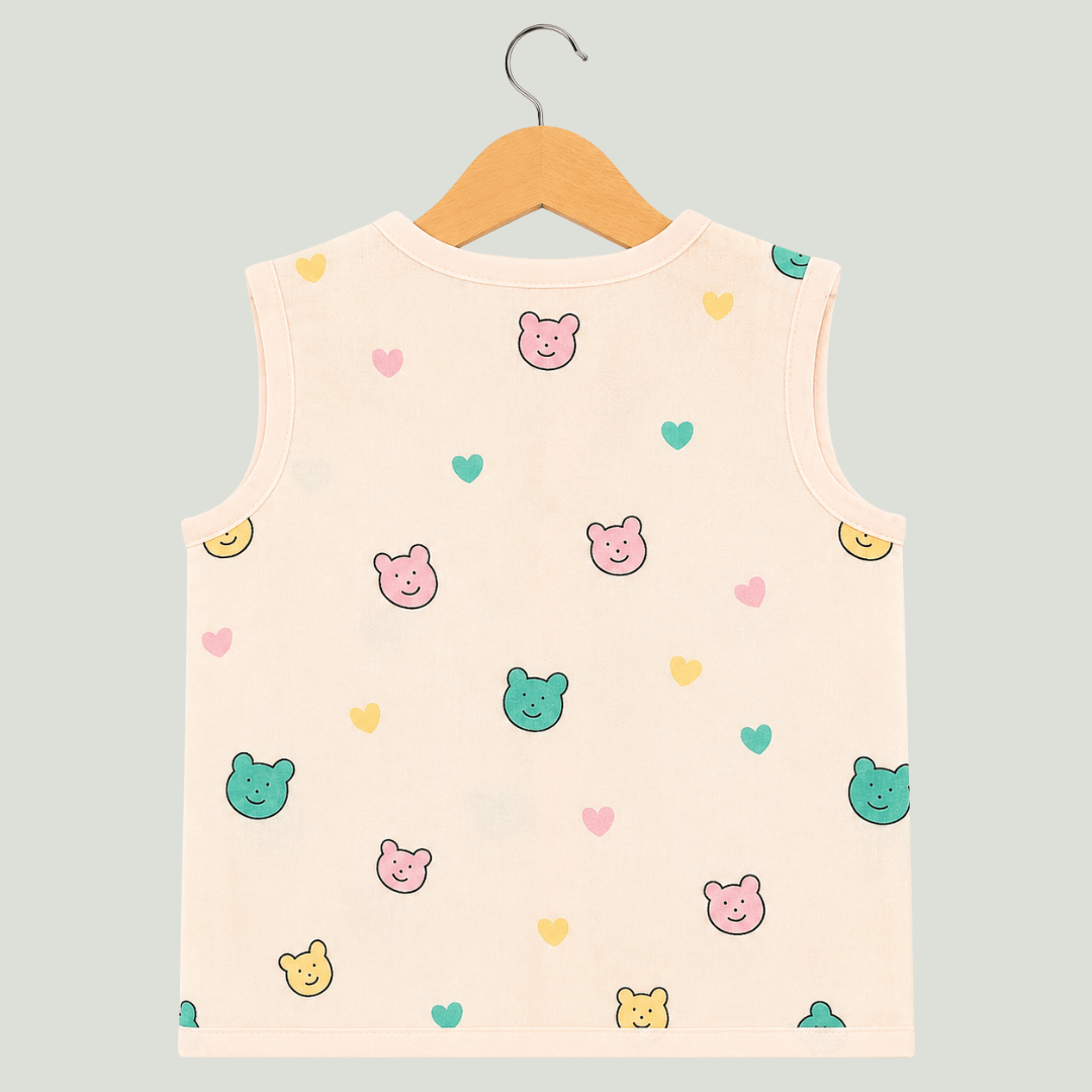 Unisex Soft Cotton Sleeveless Jhabla