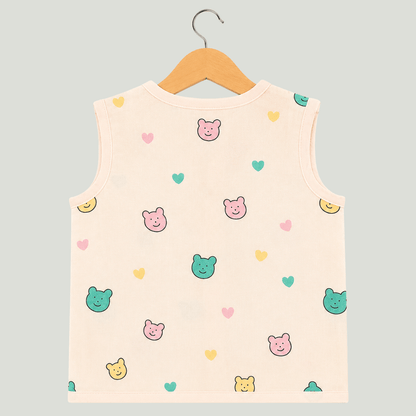 Unisex Soft Cotton Sleeveless Jhabla