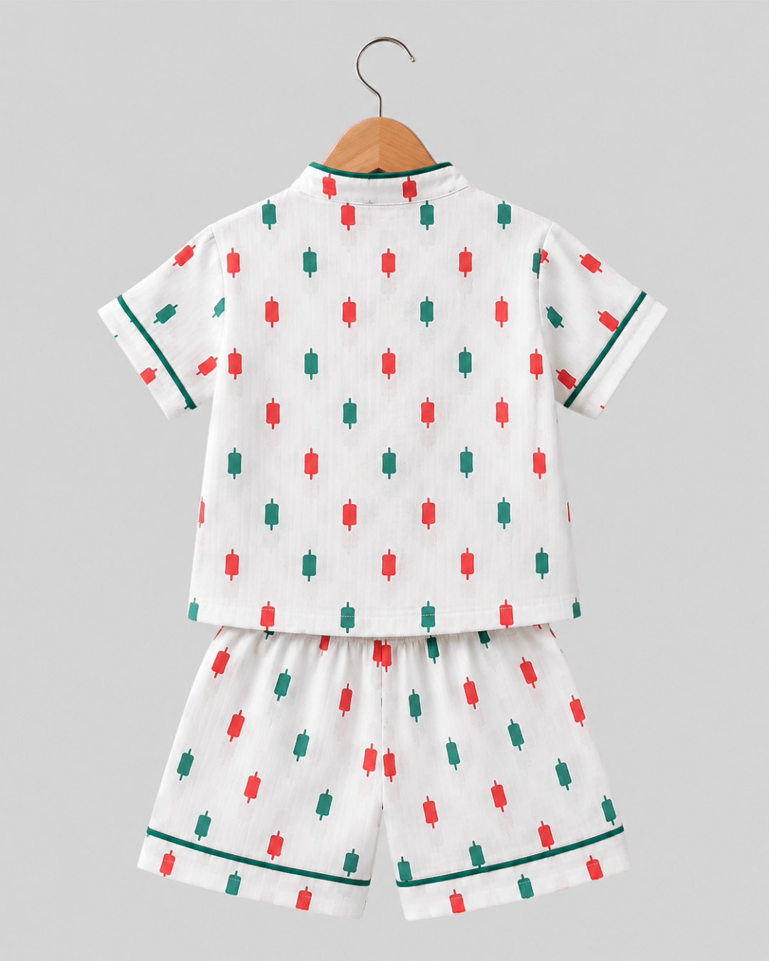 Todlerry 100% Cotton Kids Night Suit Set | Shirt & Shorts (4 Prints)