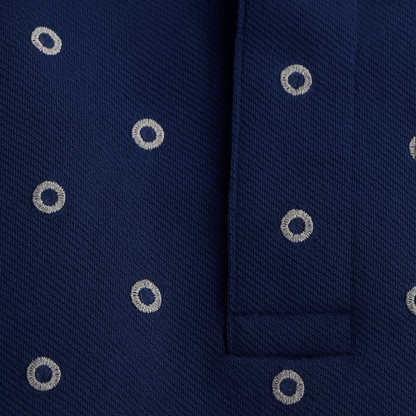 Todlerry Boys Cotton T-Shirt | Tiny Dots Navy  | Soft & Breathable | 100% Cotton