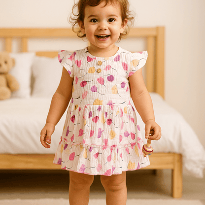 Todlerry Girls Frock | Pack of 2 |Soft & Breathable | 100% Cotton