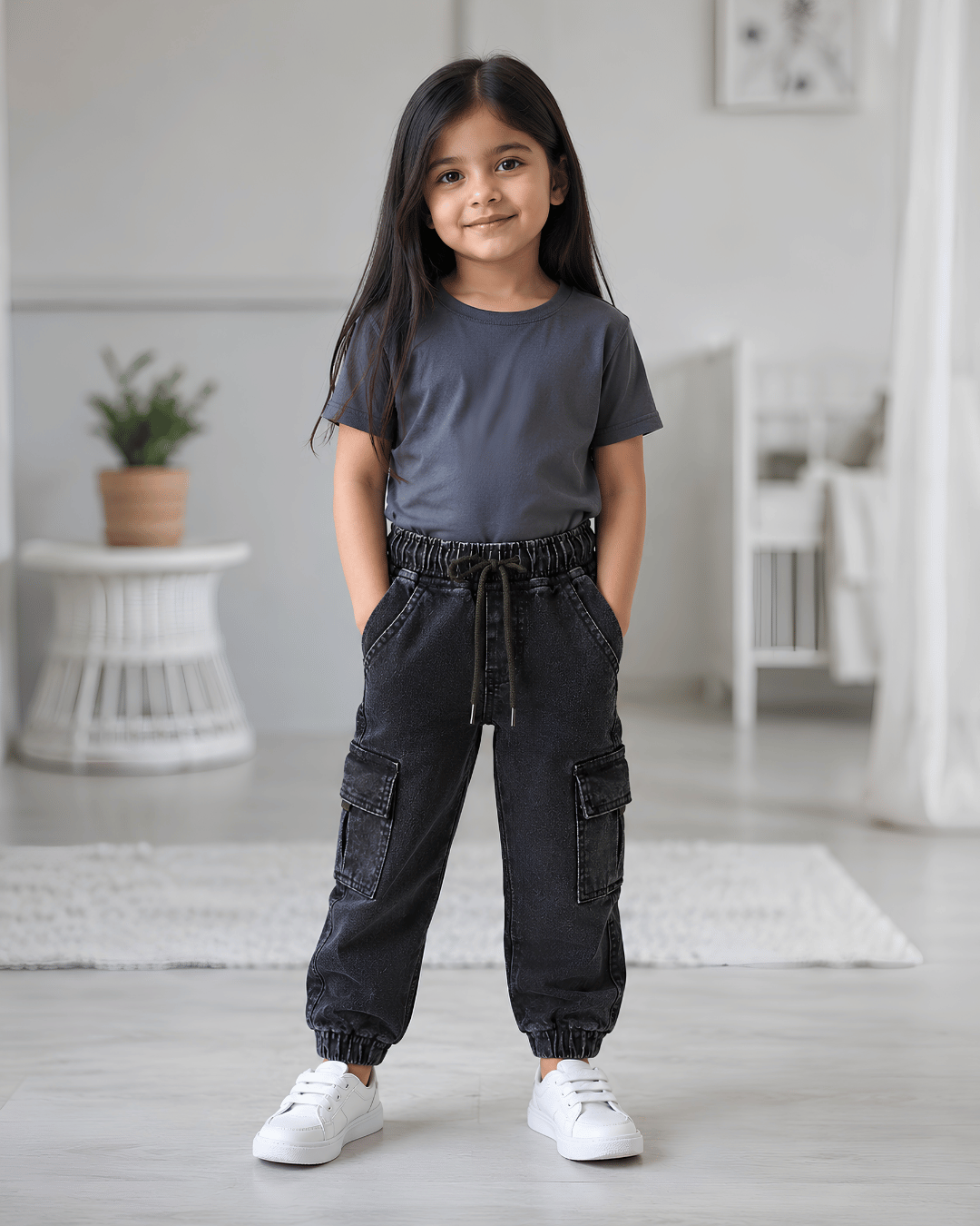 Durable Everyday Wash Black Play Joggers