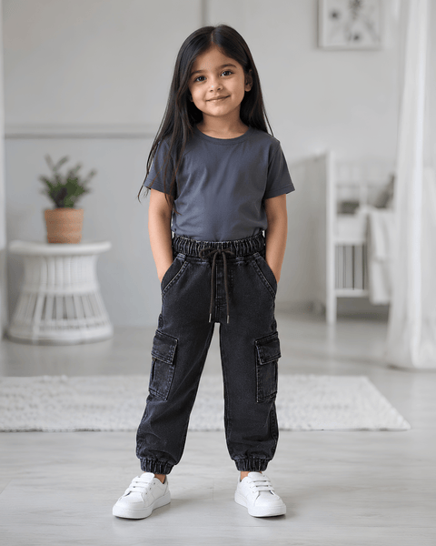 Durable Everyday Black Play Joggers