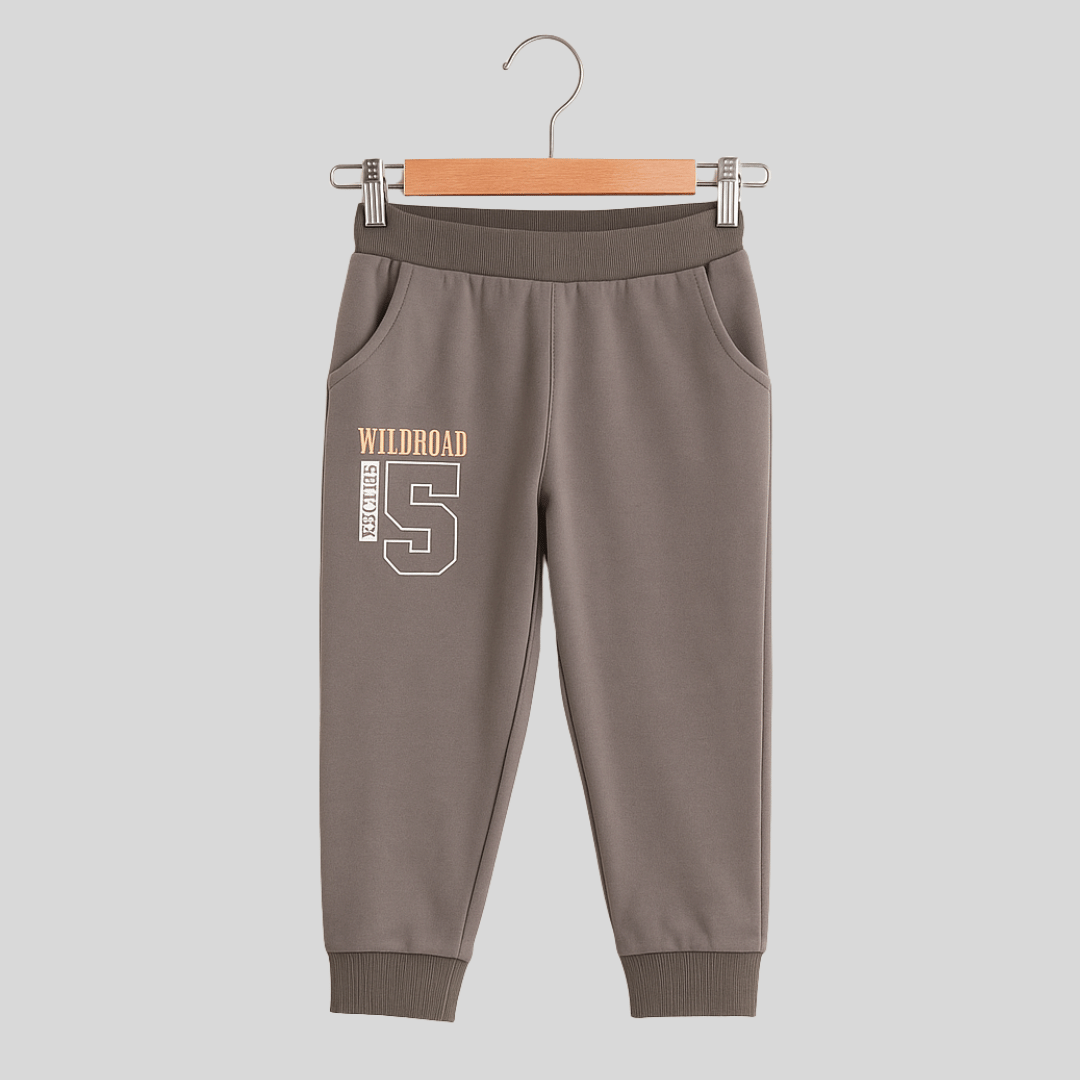 Baby Joggers Dark Grey Soft & Breathable 100% Cotton