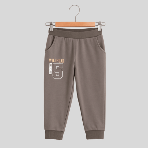 Baby Joggers Dark Grey Soft & Breathable 100% Cotton