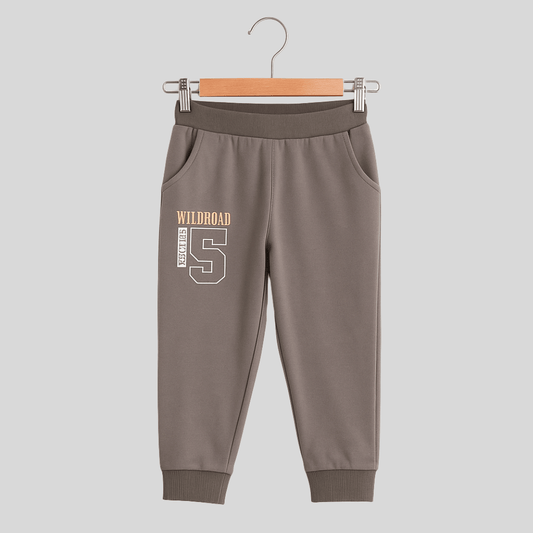 Todlerry Baby Joggers | Dark Grey | Soft & Breathable | 100% Cotton