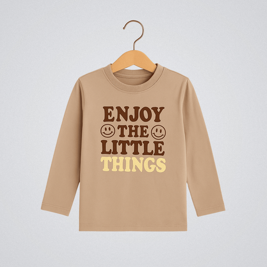 Todlerry boys Cotton T-Shirt | Little Things Tee | Soft & Breathable | 100% Cotton