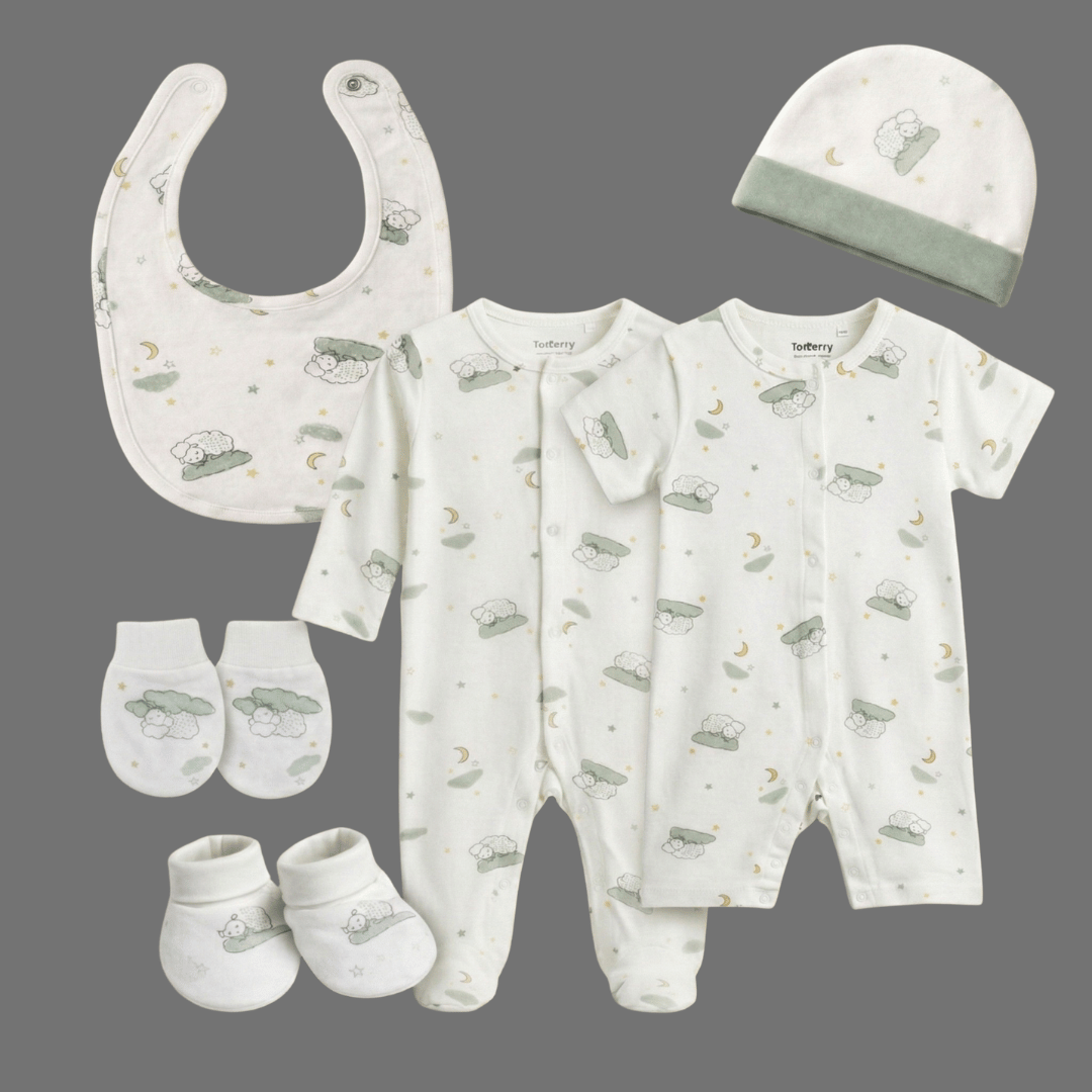 Sleepy Sheep New Born Essentials Set