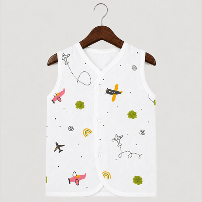 Unisex Soft Cotton Sleeveless Jhabla
