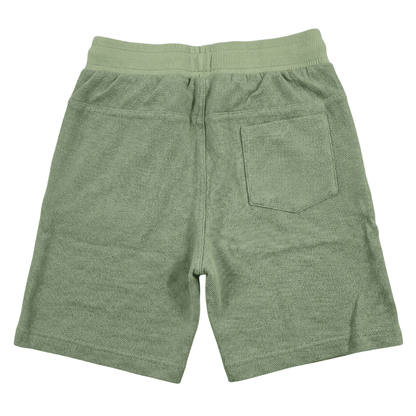Unisex Pista Green Polo Shorts