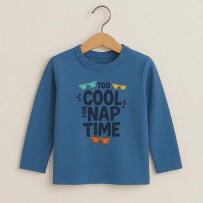 Todlerry Boys Cotton T-Shirt | Cool Nap time Blue |  | Soft & Breathable | 100% Cotton
